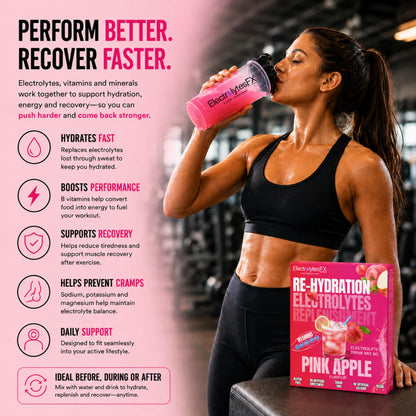 Pink Apple Electrolyte Sachets