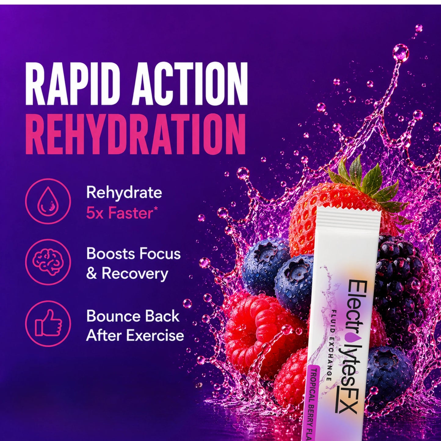 Tropical Berry Electrolyte Sachets