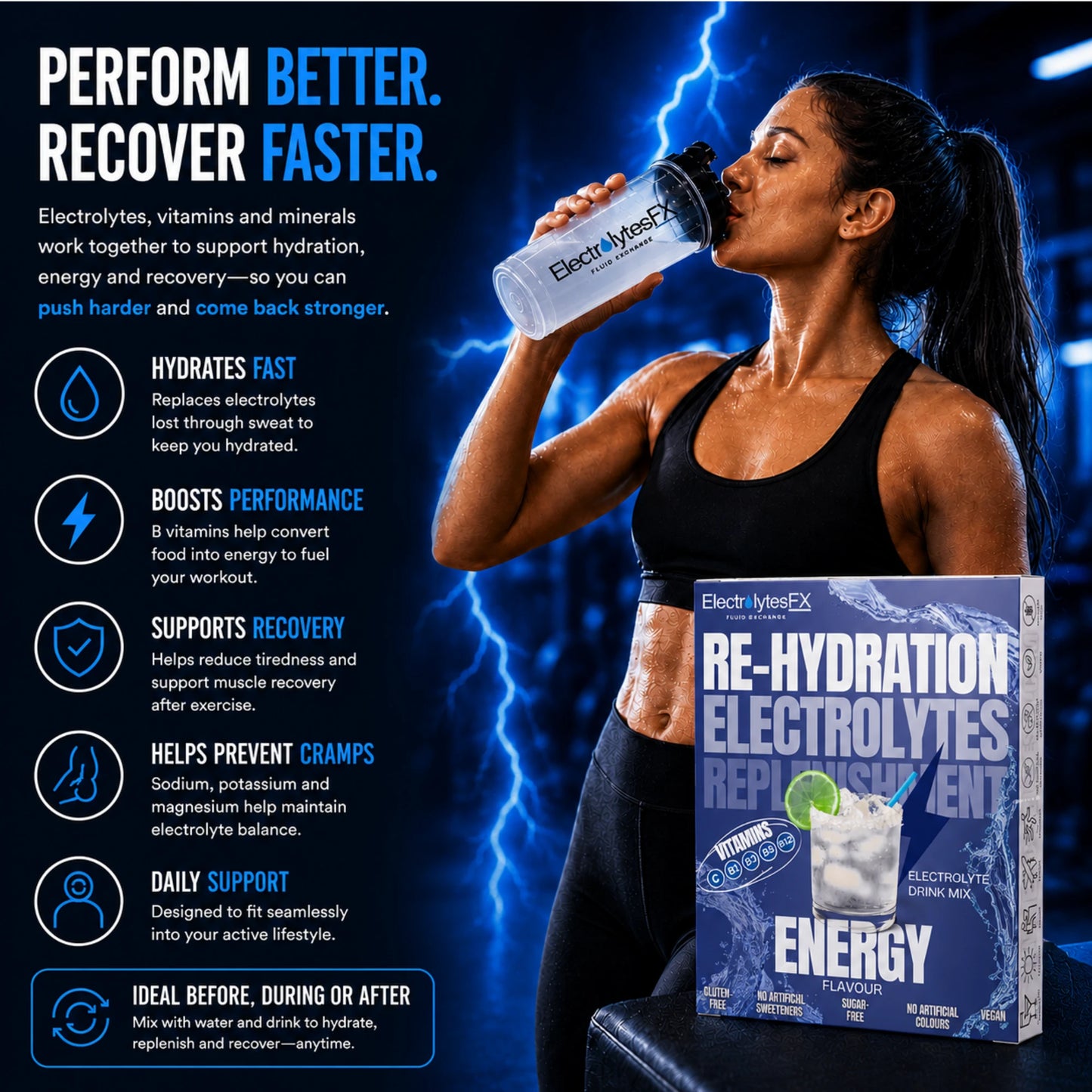 Energy Drink Electrolyte Sachets