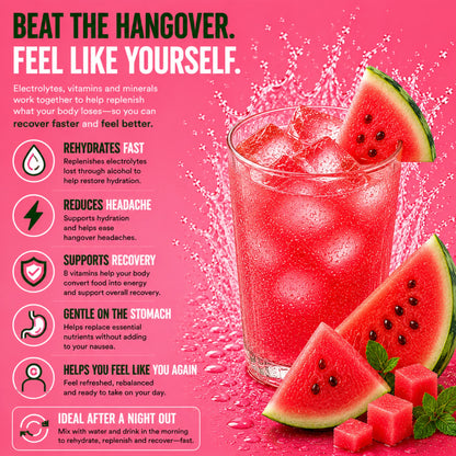 Watermelon Electrolyte Sachets