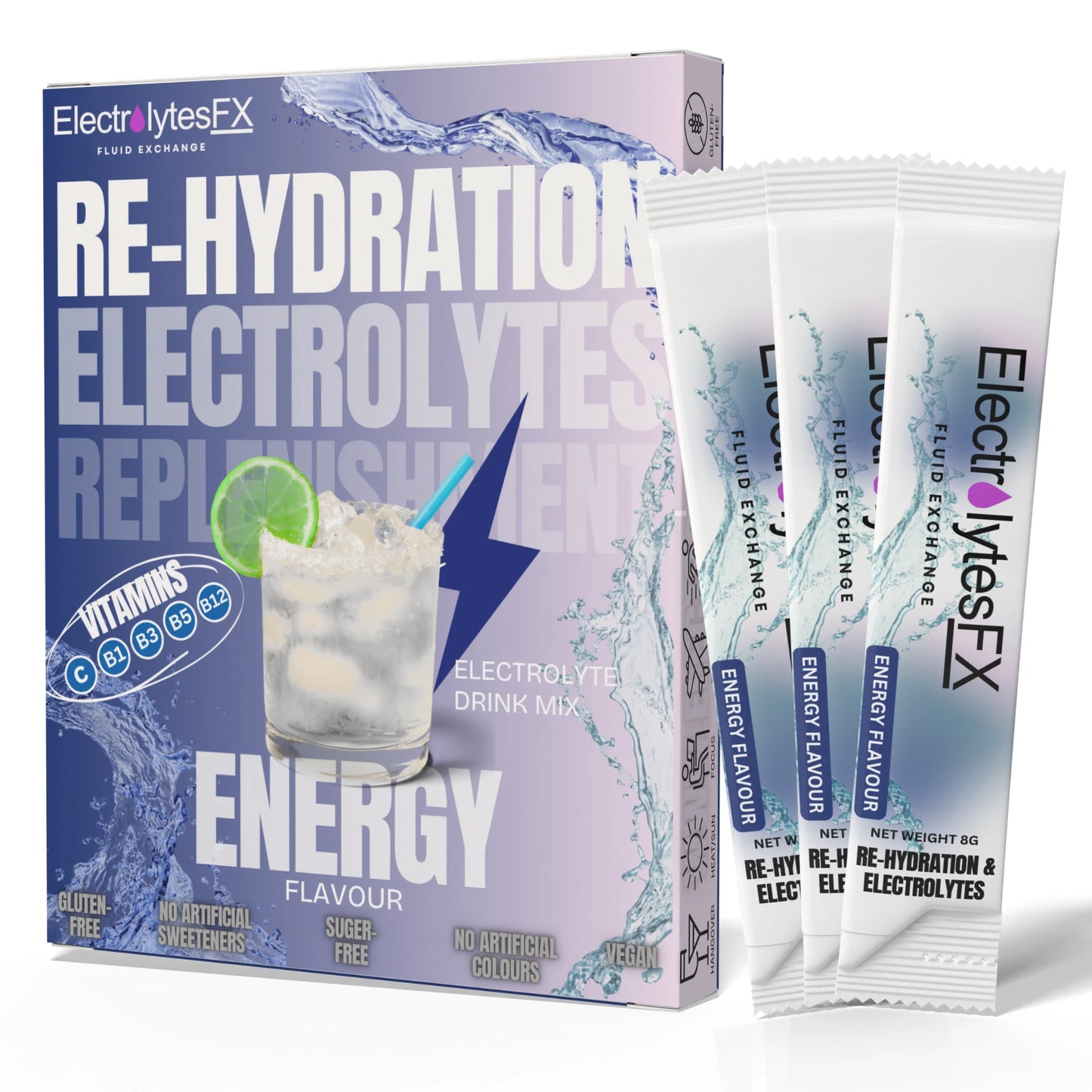 Electrolytes FX Energy Flavour 12 Sachets
