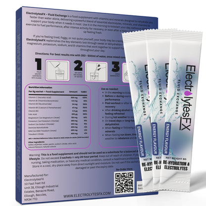 Electrolytes FX Energy Flavour Back