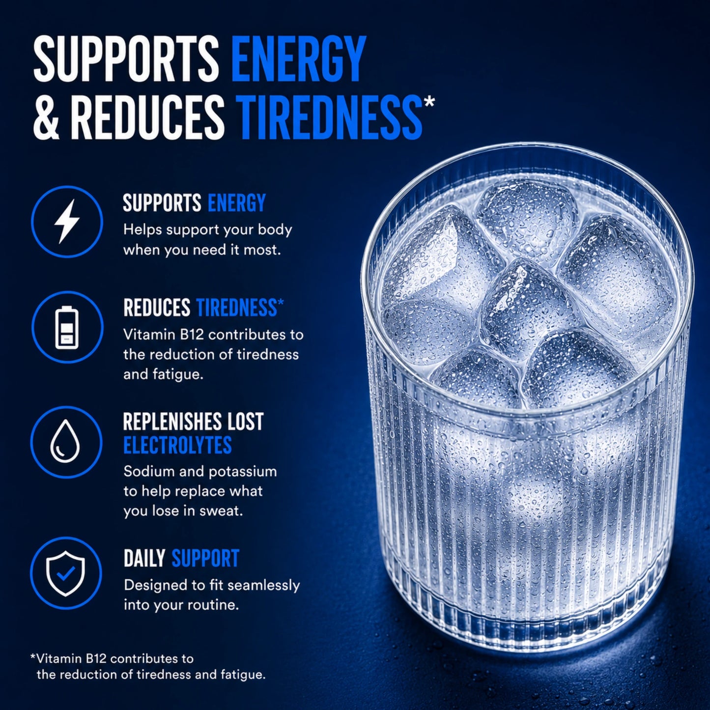 Electrolytes FX Energy Flavour Supports Energy and Reduces Tiredness