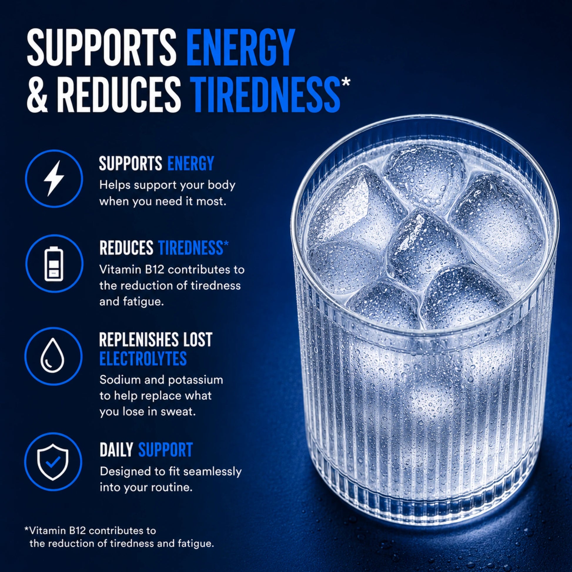 Electrolytes FX Energy Flavour Supports Energy and Reduces Tiredness