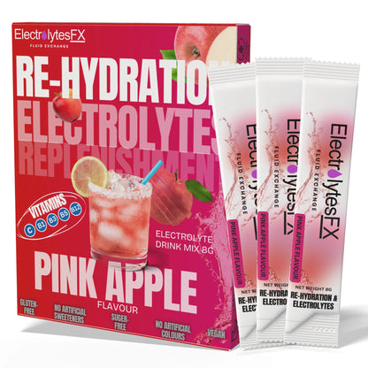 Electrolytes FX Pink Apple Flavour 12 Sachets