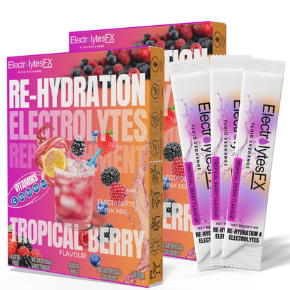 Electrolytes FX Tropical Berry Flavour 24 Sachets